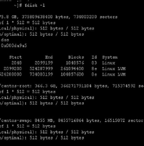 Centos Disk Büyütme