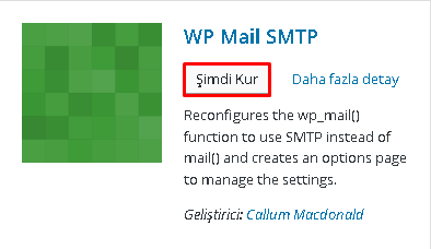 WP Mail SMTP kurulumu